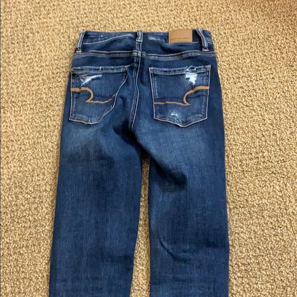 american eagle high rise dark denim jegging - Picture 3 of 6